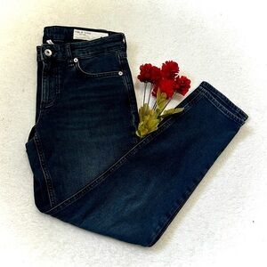 Rag & Bone Dark Wash Cate Mid-Rise Ankle Skinny Jean - Size 26 (measures 29")